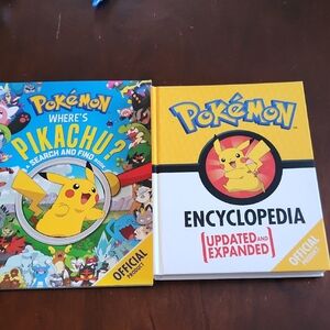 Pokemon Book Set - Where's Pikachu? And Encyclopedia